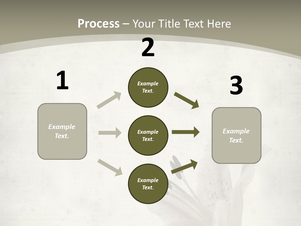 Pale Plant Brown PowerPoint Template
