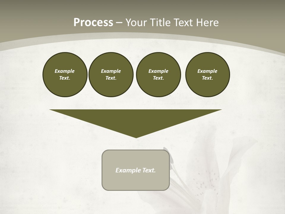 Pale Plant Brown PowerPoint Template