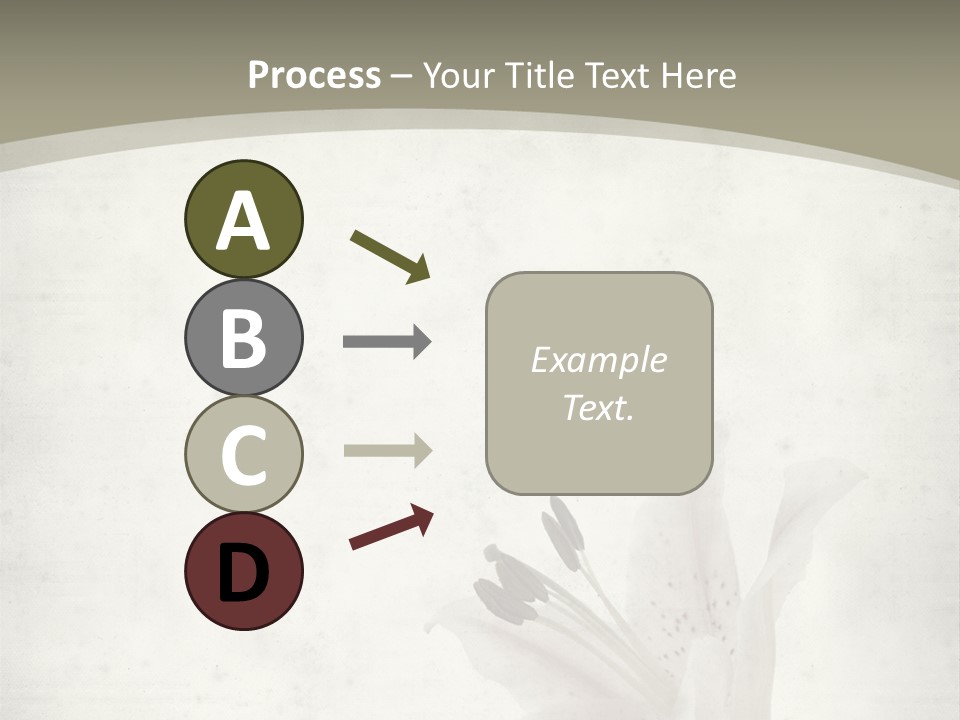 Pale Plant Brown PowerPoint Template