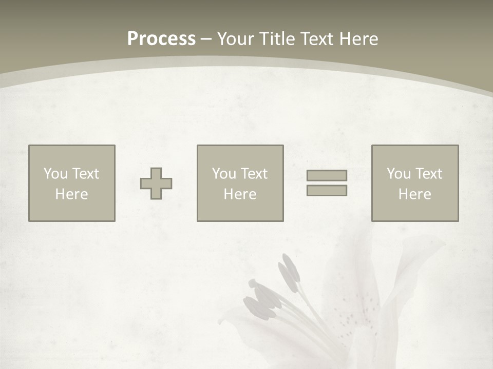 Pale Plant Brown PowerPoint Template