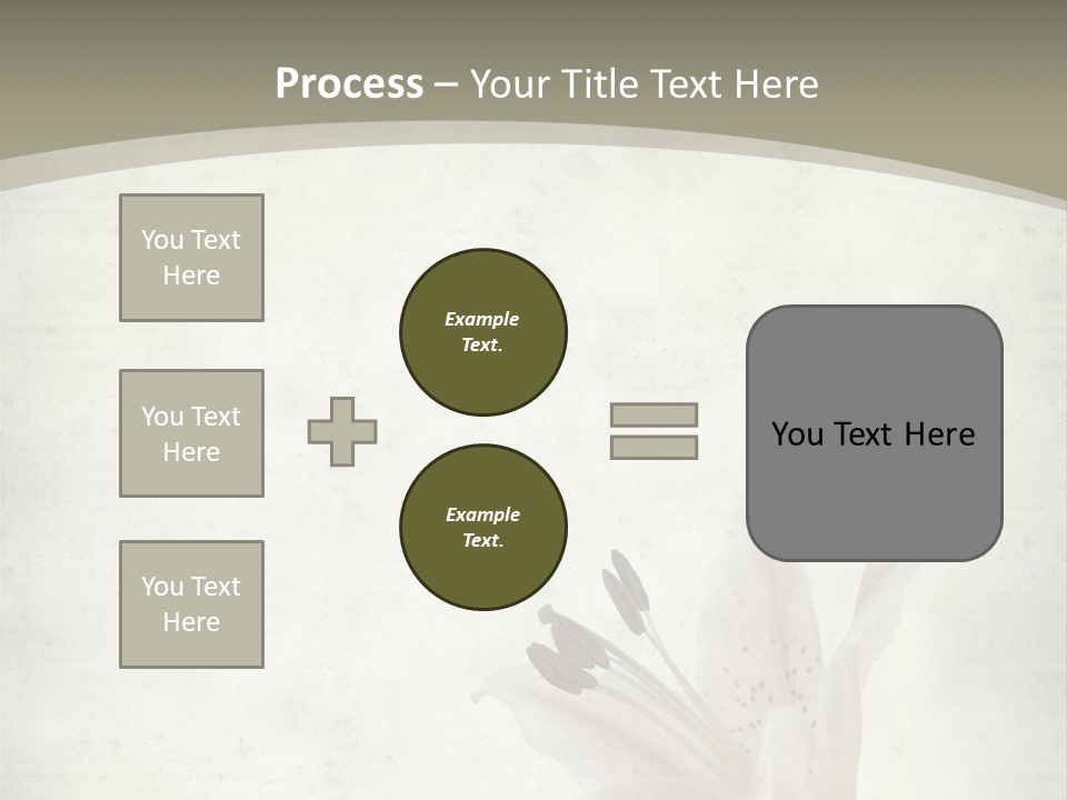 Pale Plant Brown PowerPoint Template