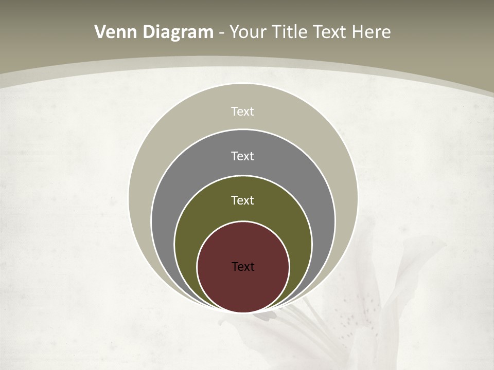 Pale Plant Brown PowerPoint Template