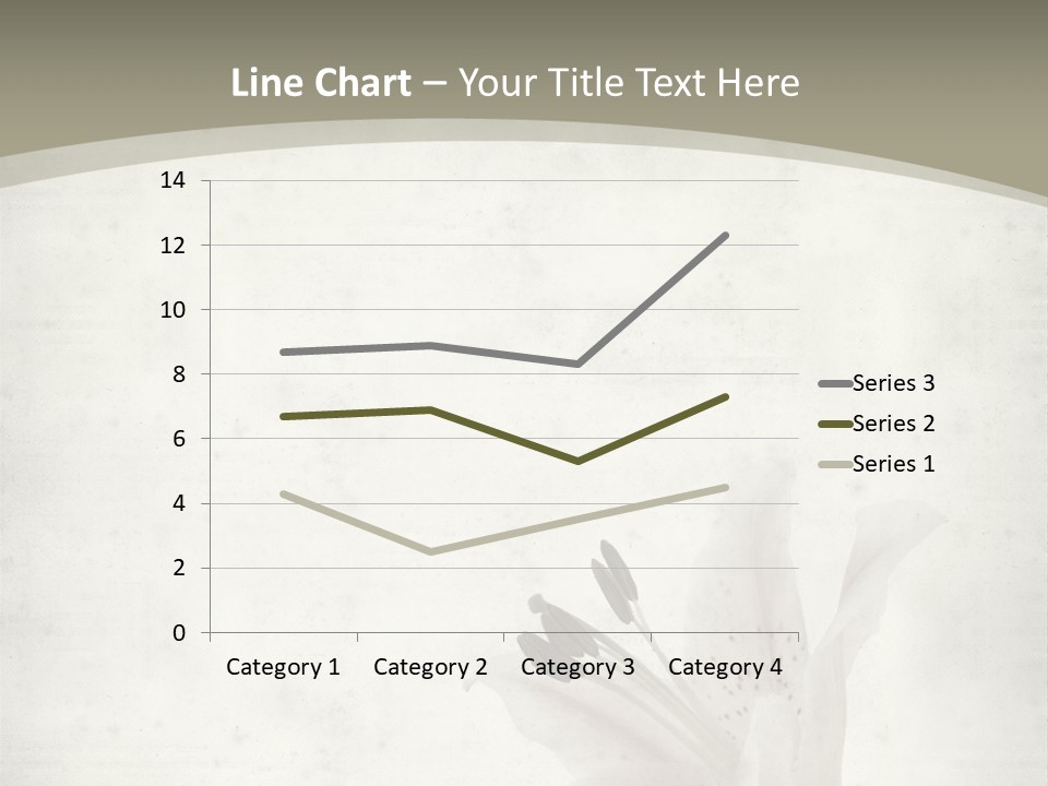 Pale Plant Brown PowerPoint Template