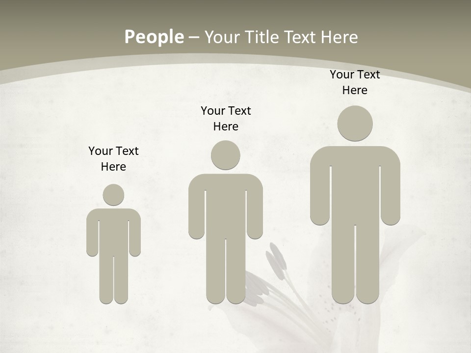 Pale Plant Brown PowerPoint Template