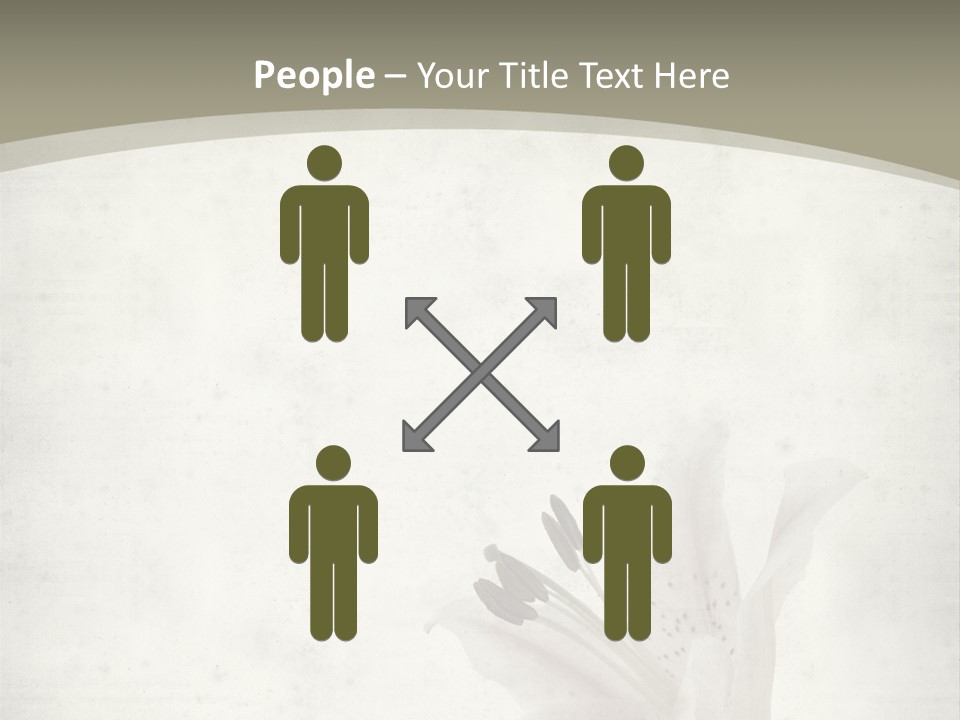 Pale Plant Brown PowerPoint Template