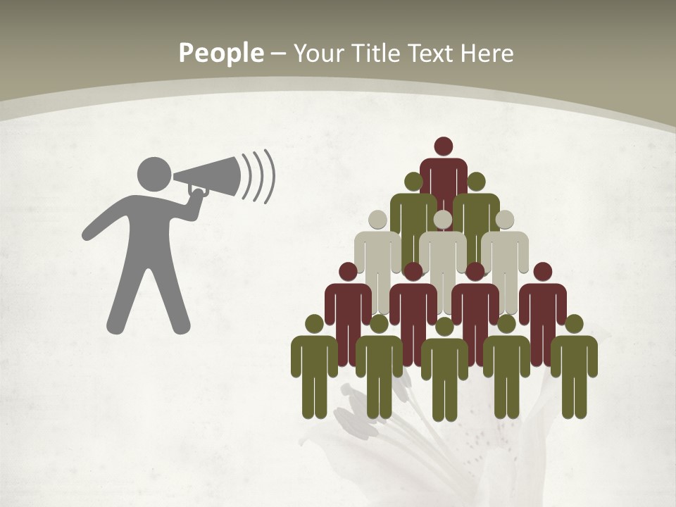 Pale Plant Brown PowerPoint Template