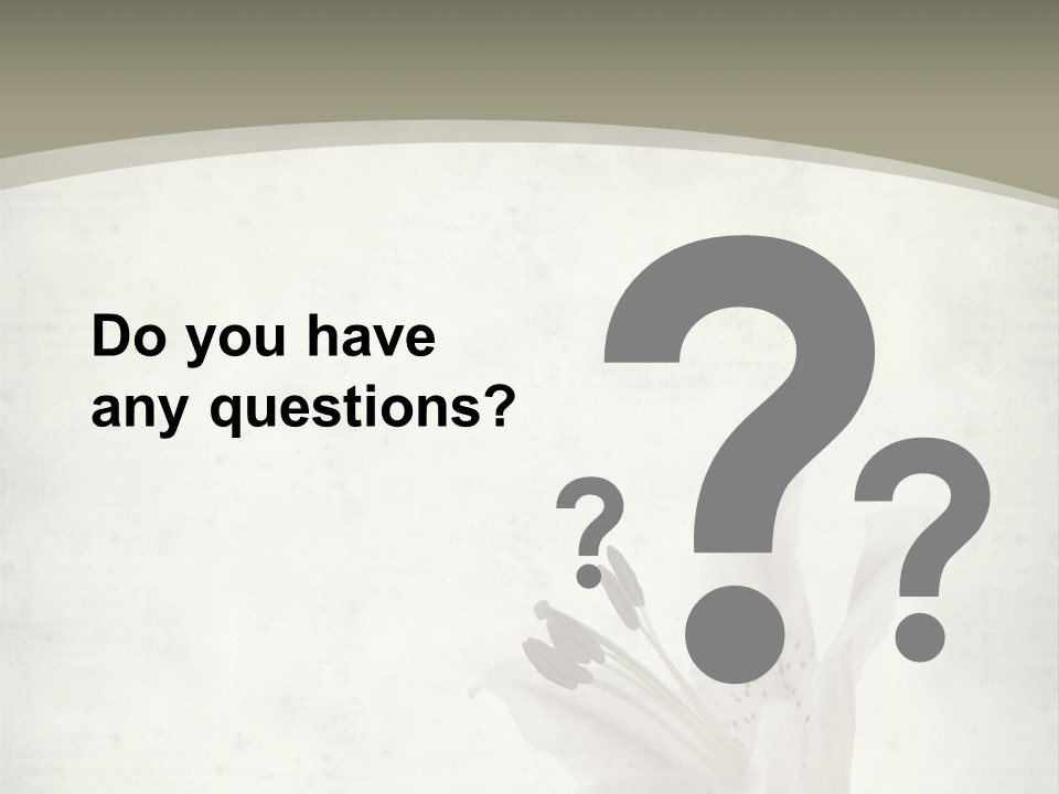 Pale Plant Brown PowerPoint Template