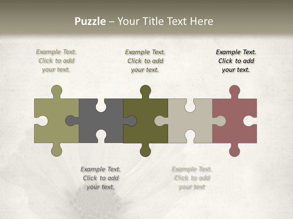 Vintage Damaged Brown PowerPoint Template