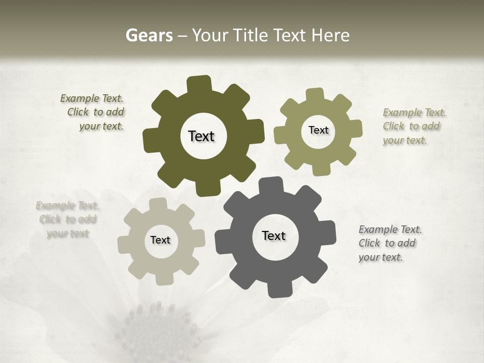 Vintage Damaged Brown PowerPoint Template