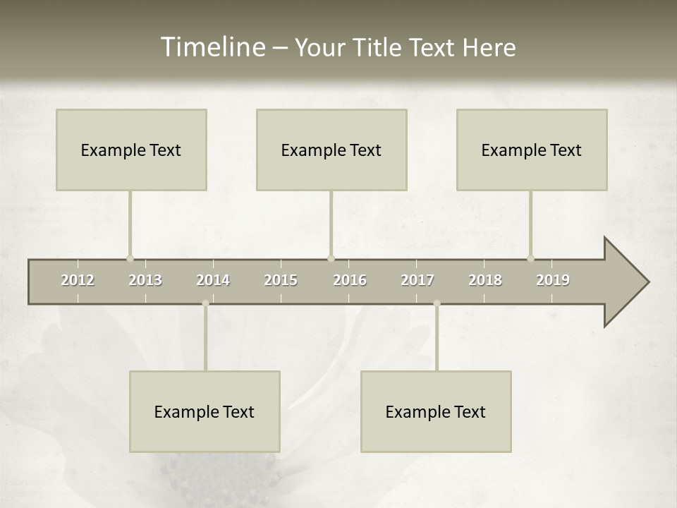 Vintage Damaged Brown PowerPoint Template