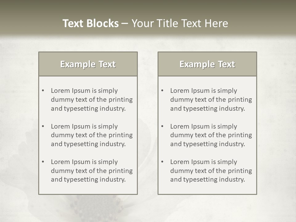 Vintage Damaged Brown PowerPoint Template
