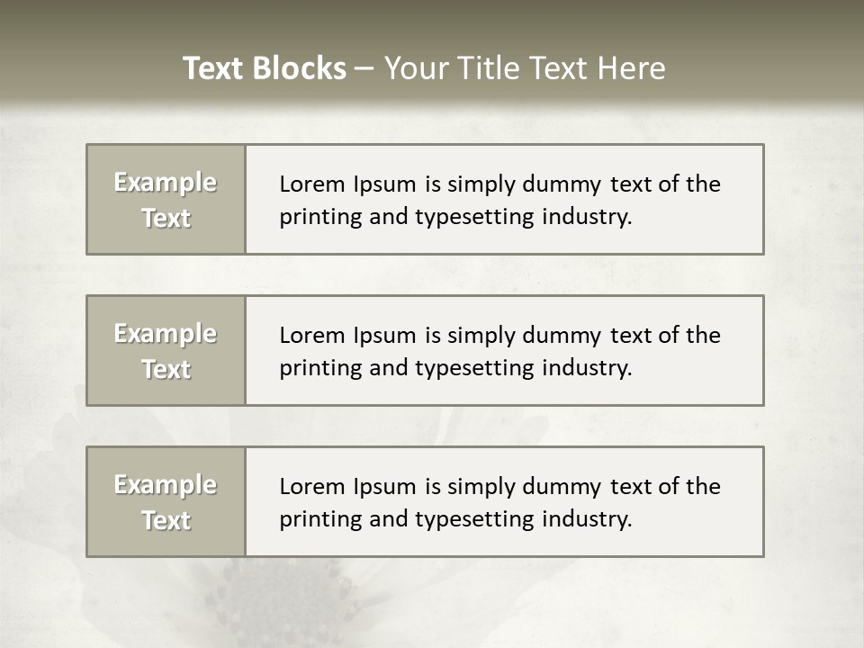 Vintage Damaged Brown PowerPoint Template