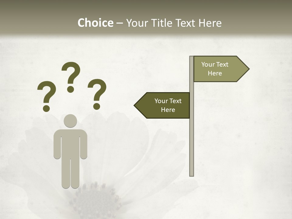 Vintage Damaged Brown PowerPoint Template