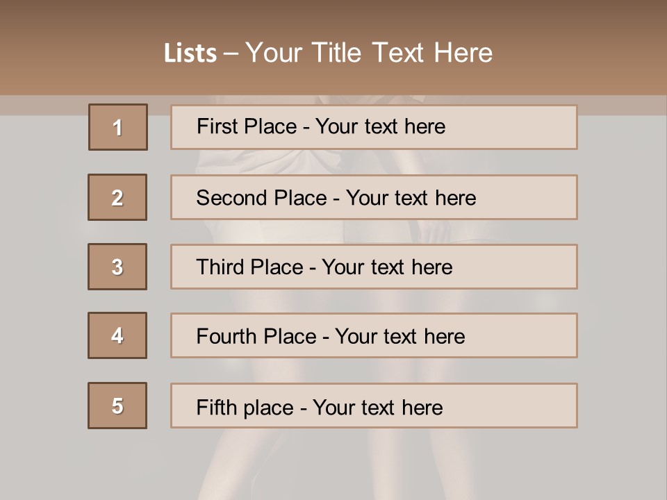 Shoes Beauty Isolated PowerPoint Template