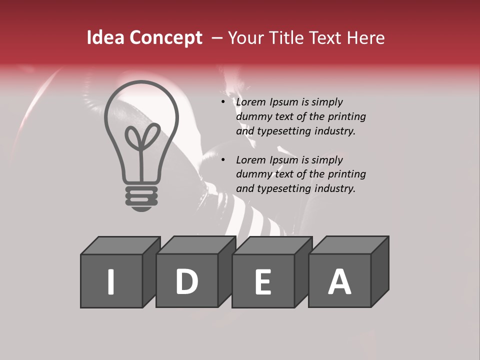 Jeans Young Industrial PowerPoint Template