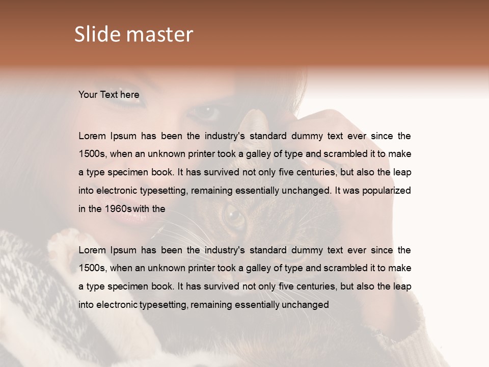 Adorable Animal Portrait PowerPoint Template