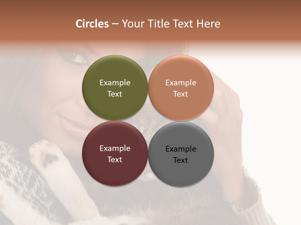 Adorable Animal Portrait PowerPoint Template