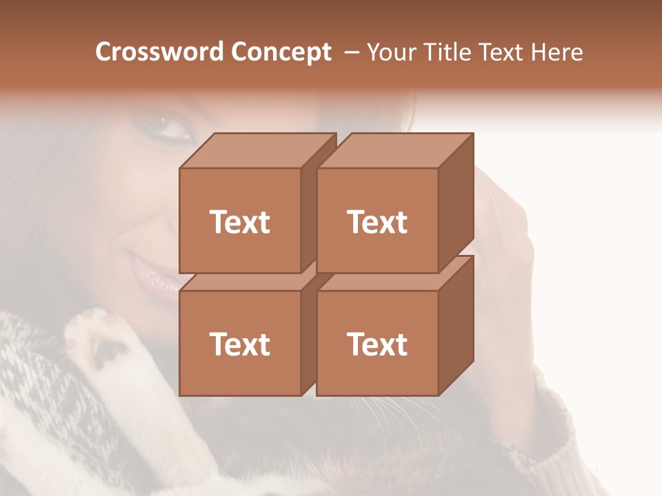 Adorable Animal Portrait PowerPoint Template