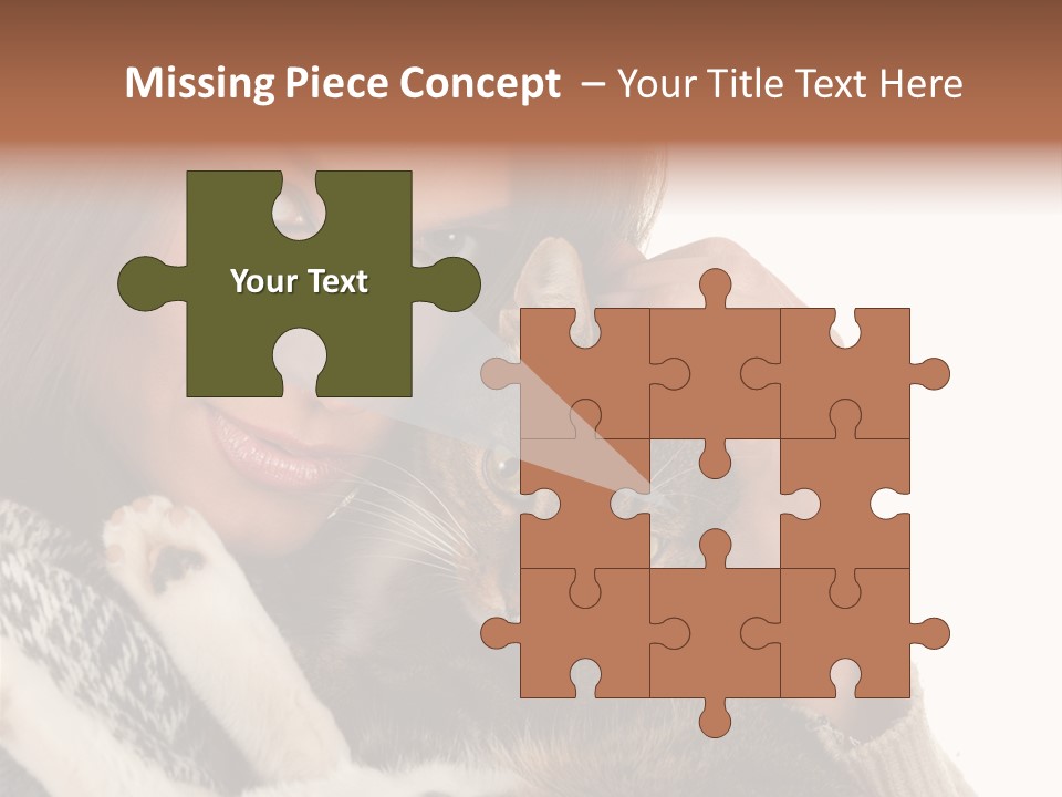 Adorable Animal Portrait PowerPoint Template