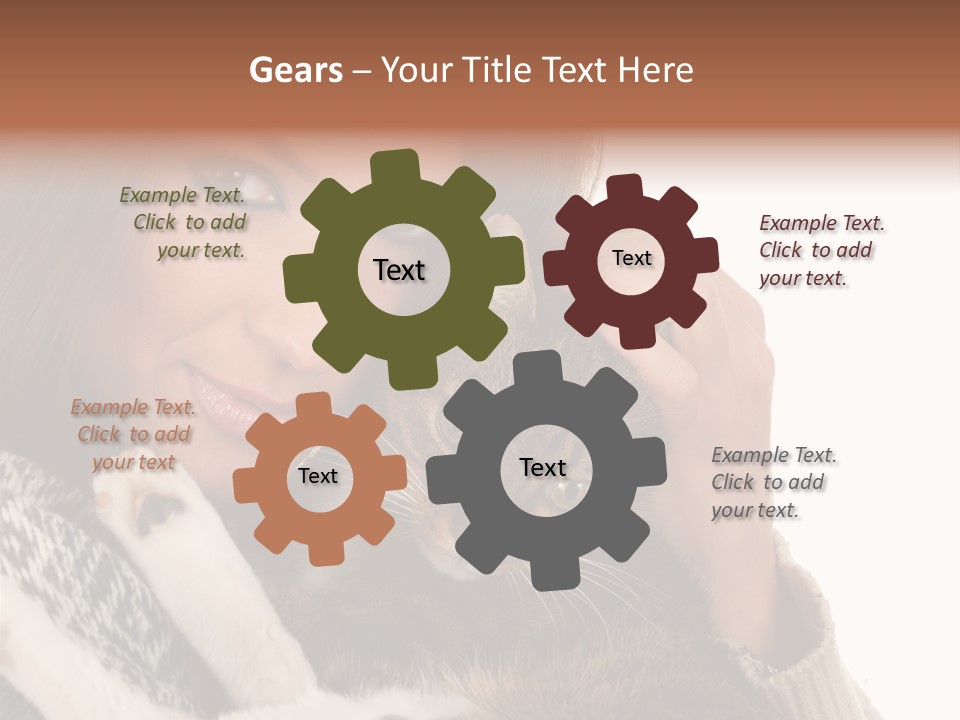 Adorable Animal Portrait PowerPoint Template