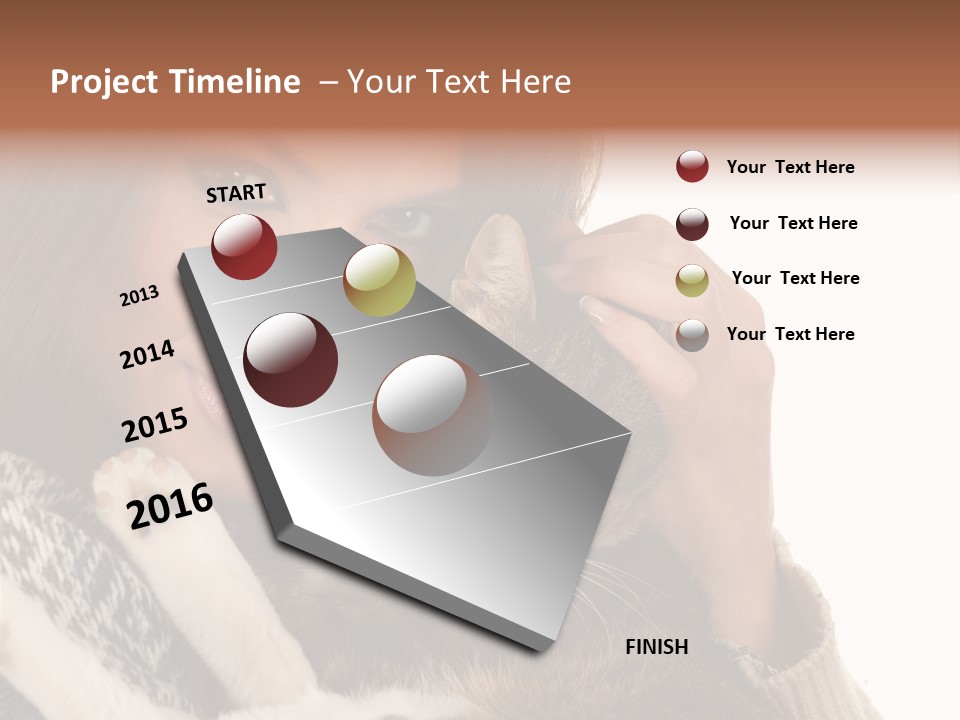 Adorable Animal Portrait PowerPoint Template