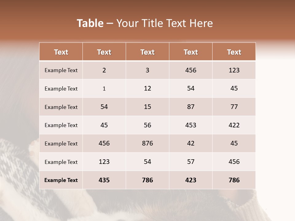 Adorable Animal Portrait PowerPoint Template