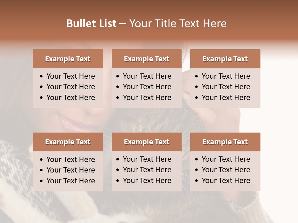 Adorable Animal Portrait PowerPoint Template