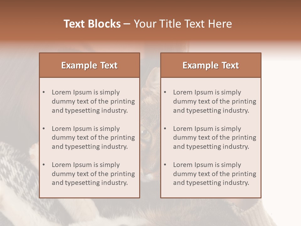 Adorable Animal Portrait PowerPoint Template