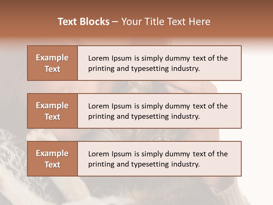 Adorable Animal Portrait PowerPoint Template