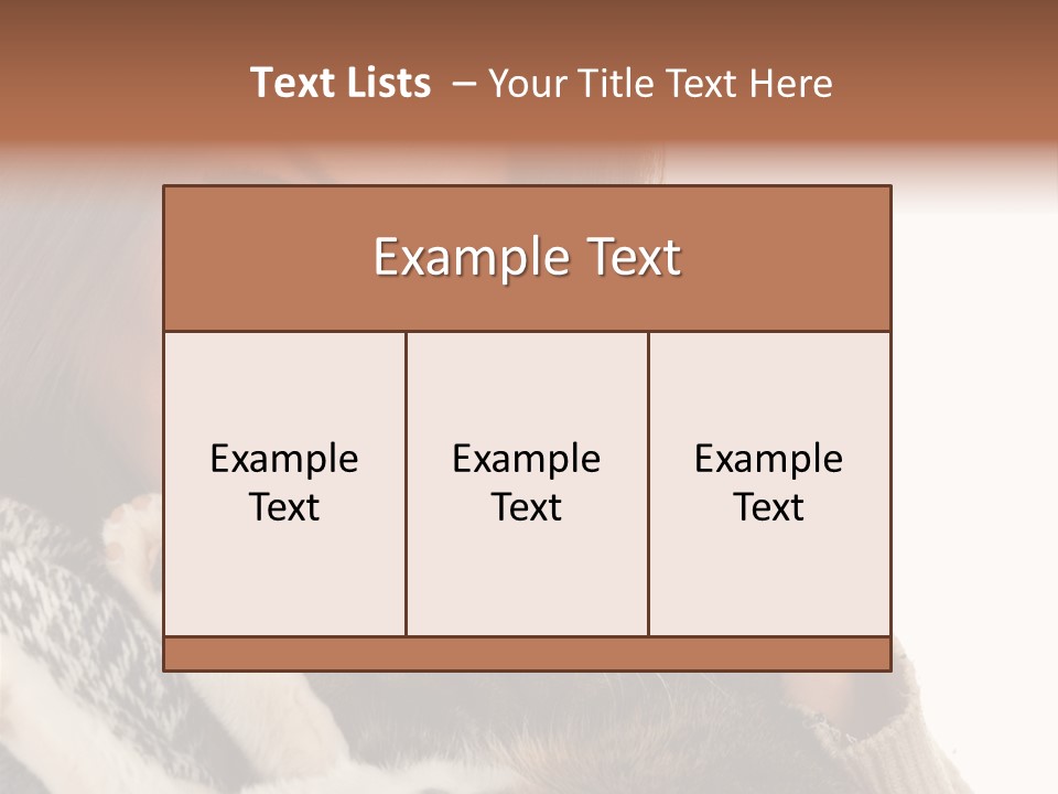 Adorable Animal Portrait PowerPoint Template