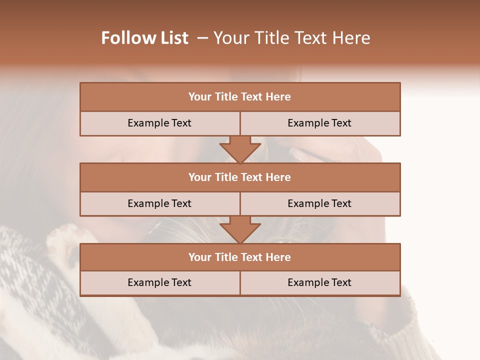 Adorable Animal Portrait PowerPoint Template