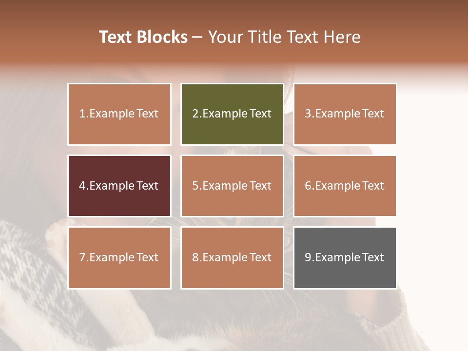 Adorable Animal Portrait PowerPoint Template