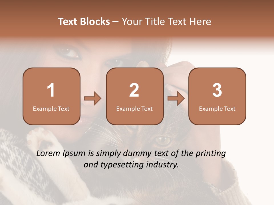 Adorable Animal Portrait PowerPoint Template