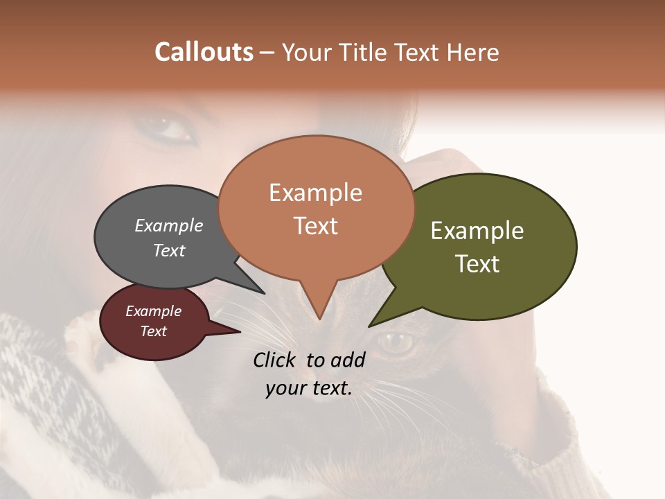 Adorable Animal Portrait PowerPoint Template