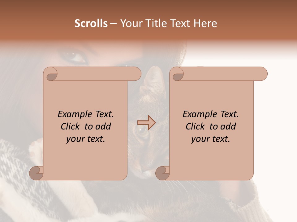Adorable Animal Portrait PowerPoint Template