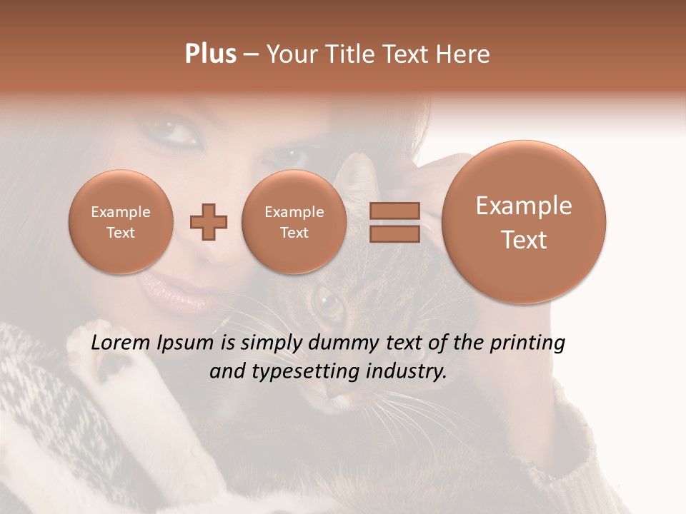 Adorable Animal Portrait PowerPoint Template