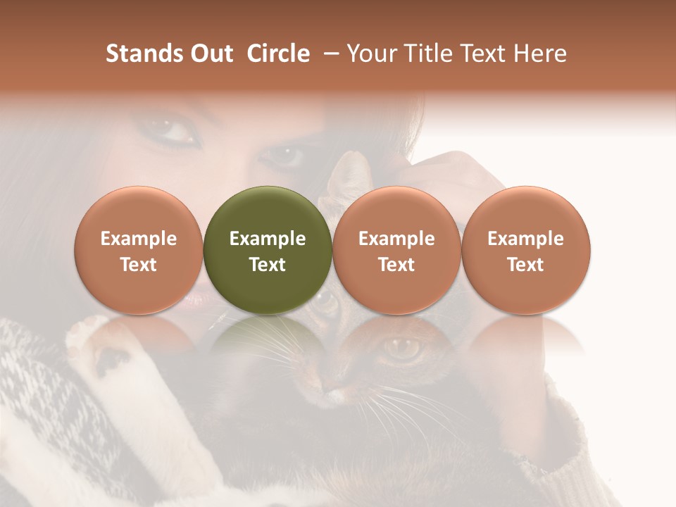 Adorable Animal Portrait PowerPoint Template