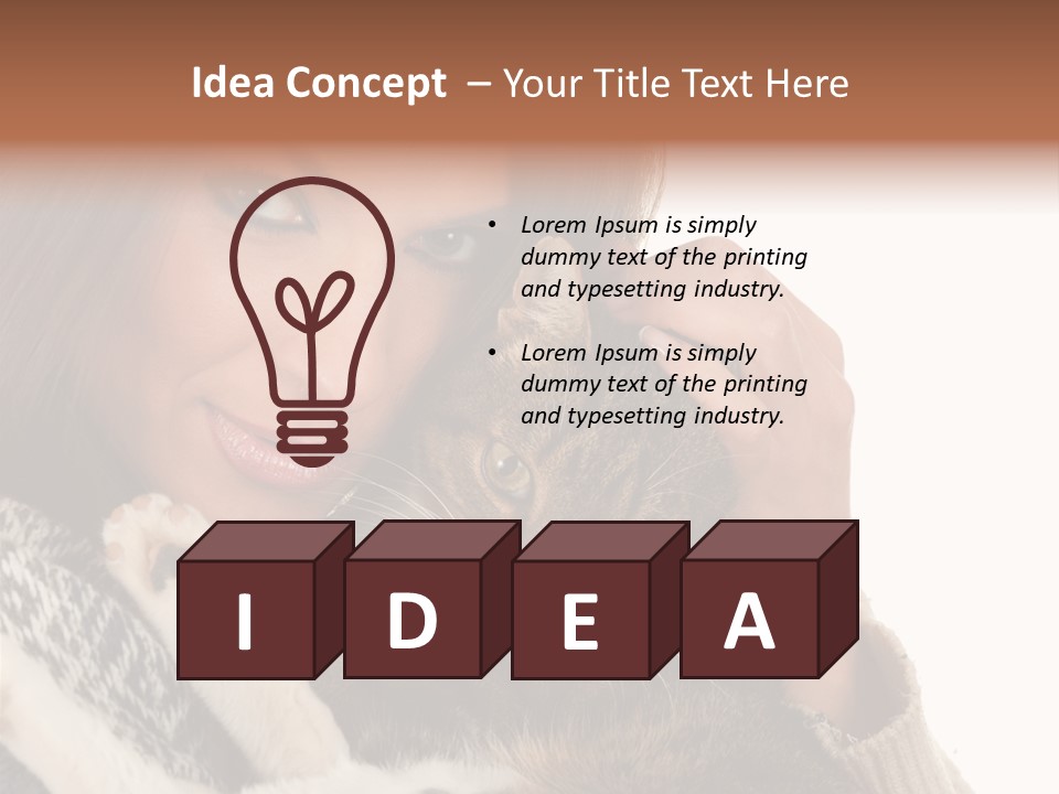 Adorable Animal Portrait PowerPoint Template