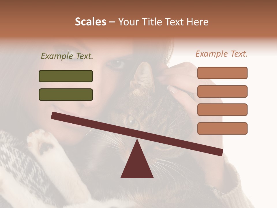 Adorable Animal Portrait PowerPoint Template