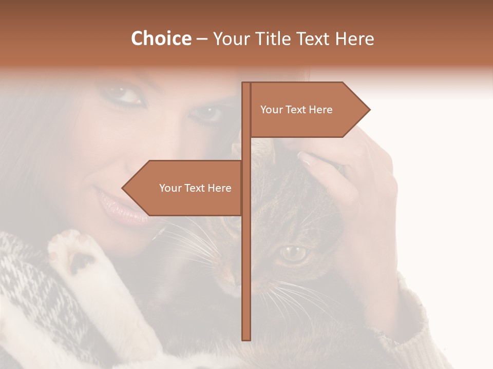 Adorable Animal Portrait PowerPoint Template