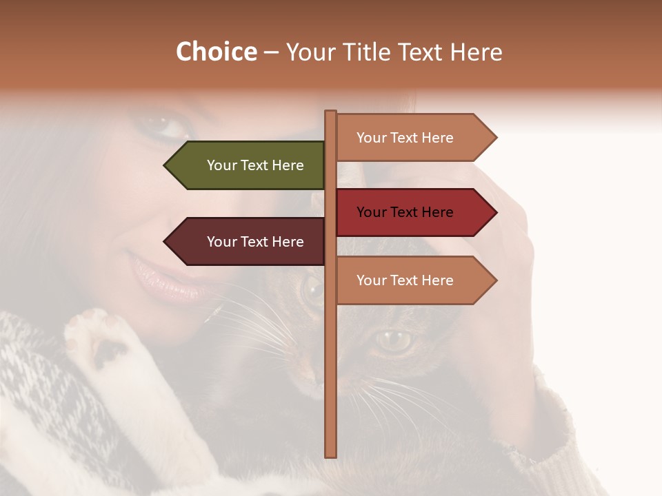 Adorable Animal Portrait PowerPoint Template