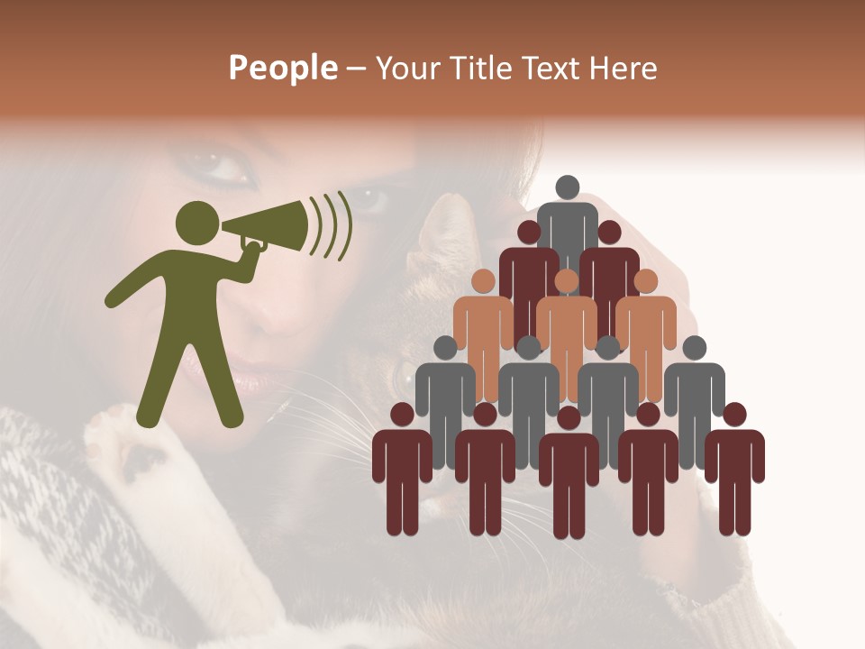 Adorable Animal Portrait PowerPoint Template