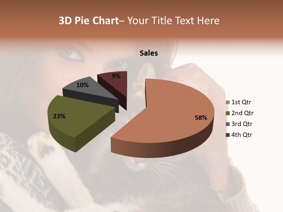 Adorable Animal Portrait PowerPoint Template