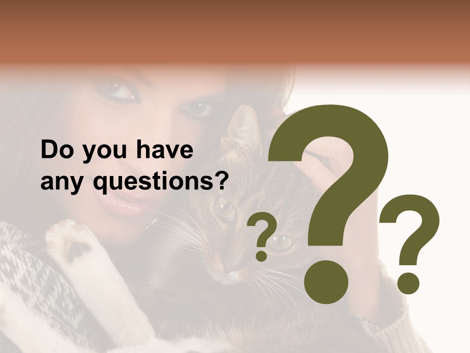 Adorable Animal Portrait PowerPoint Template