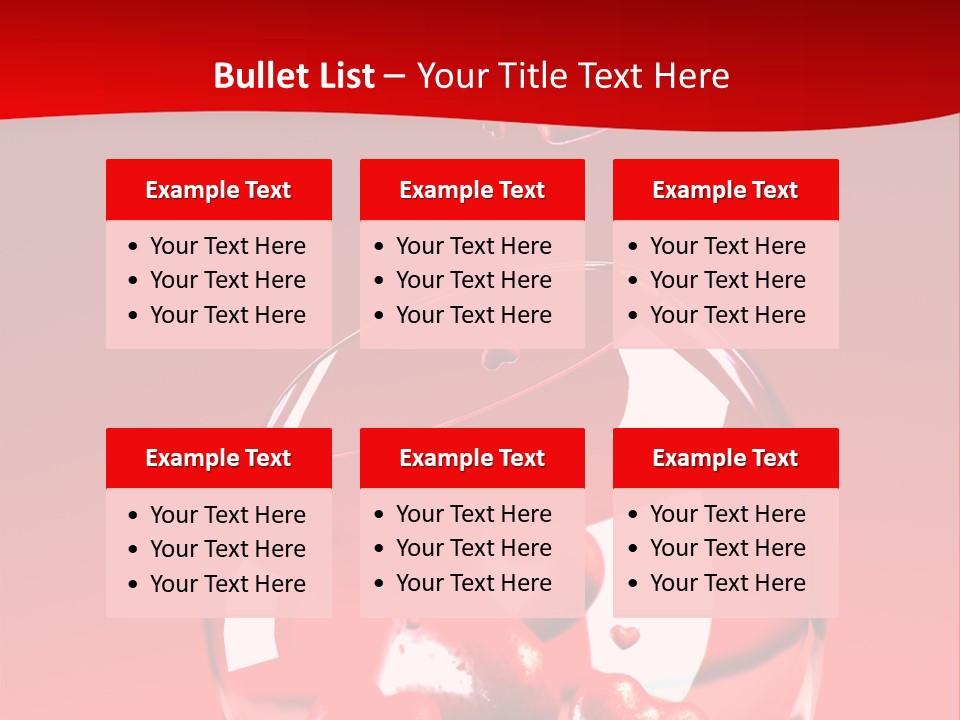 Party Hearts Refreshment PowerPoint Template