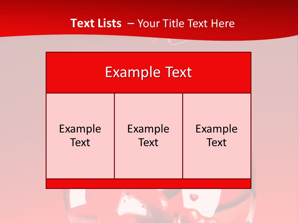 Party Hearts Refreshment PowerPoint Template