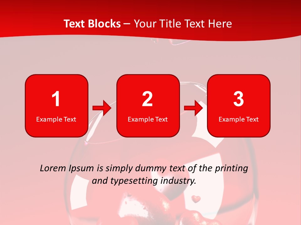 Party Hearts Refreshment PowerPoint Template