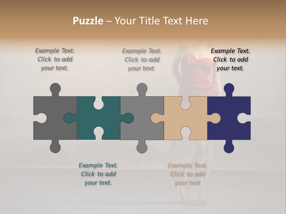 Beauty Body Dress PowerPoint Template