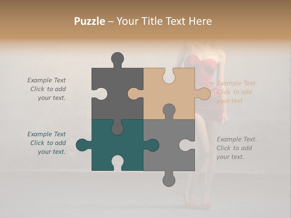 Beauty Body Dress PowerPoint Template