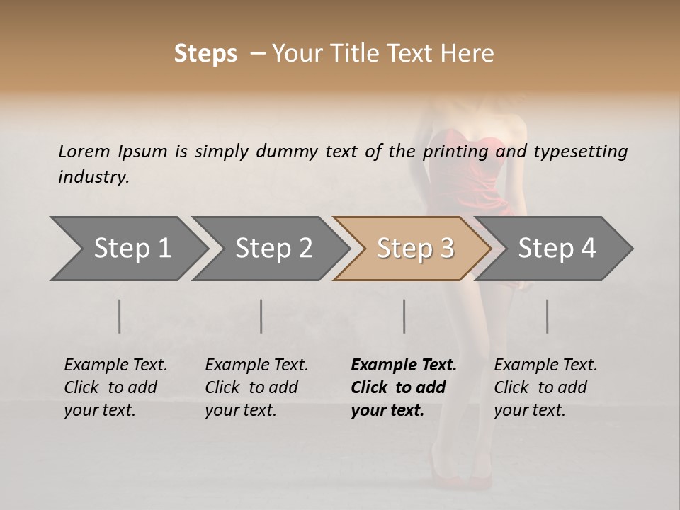 Beauty Body Dress PowerPoint Template